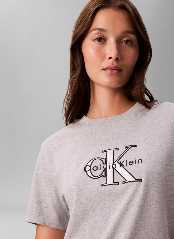 Calvin Klein Jeans  Graphic Crew Neck T-Shirt for Women | Best Price UAE