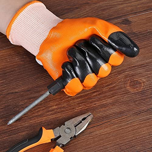 SR Trader Heavy Duty Reusable Hand Gloves for Garden Agriculture Industrial Farming work Men & Women - Pack of 10 Pairs  - Image 5