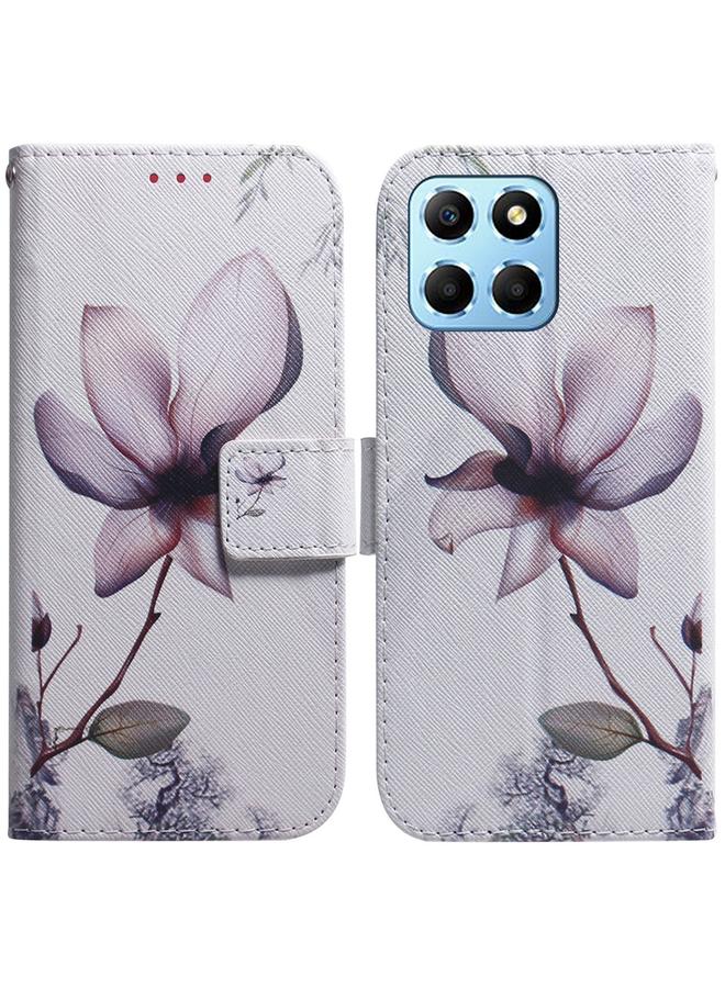 S-TOP Case For Honor X8 5G Coloured Drawing Flip Leather Phone Case - Image 1