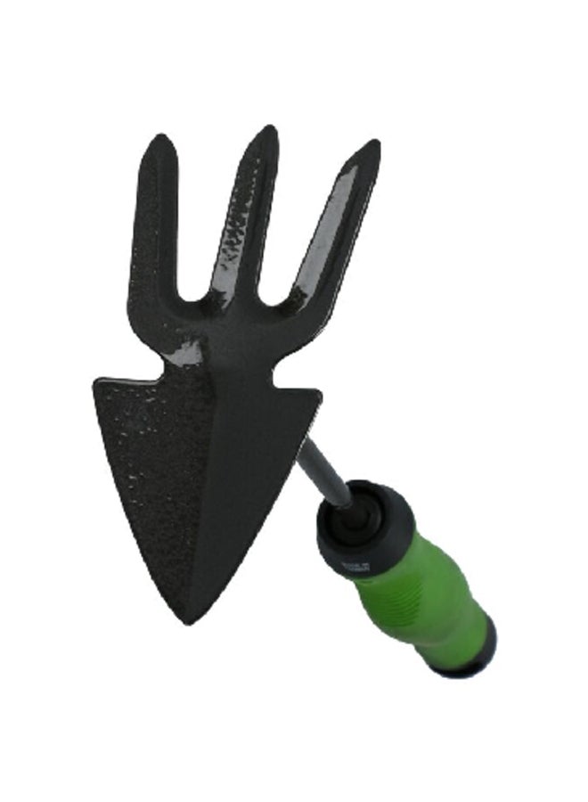Generic Pointed Spade Cultivator with Rubber Handle Black and Green 15 x 6.5 x 29 cm T21-322C-067A  - Image 2