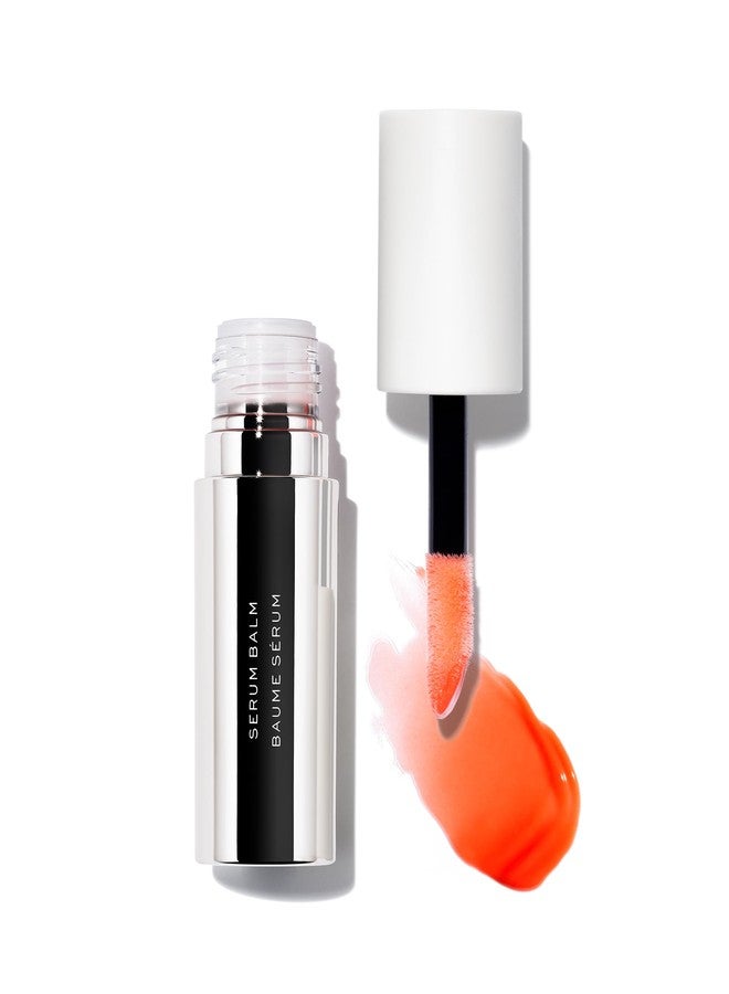 MAKE Beauty Serum Balm Hydrating Lip Oil. Vegan moisturizing lip gloss with plumping effect. Lip treatment cream for soft, smooth, shiny lips - Shade, Sun Flare - Image 1