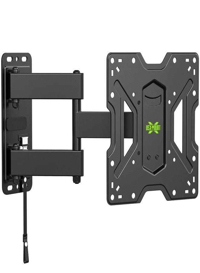 USX MOUNT RV TV for 17-43 inch TVs, Full Motion RV TV Wall for Camper, Outdoor Lockable RV Monitor UL Listed One Step Lock RV with Swivel Tilt, Max VESA 200x200mm 44lb - Image 1