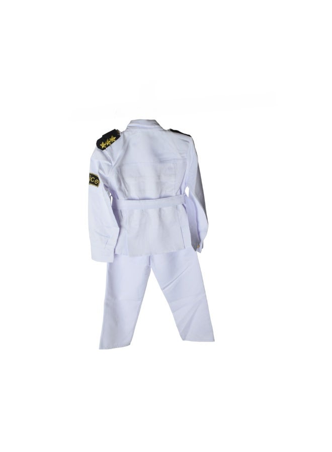 White Police Man Cloths M Size 6-7 Years - M - Image 2