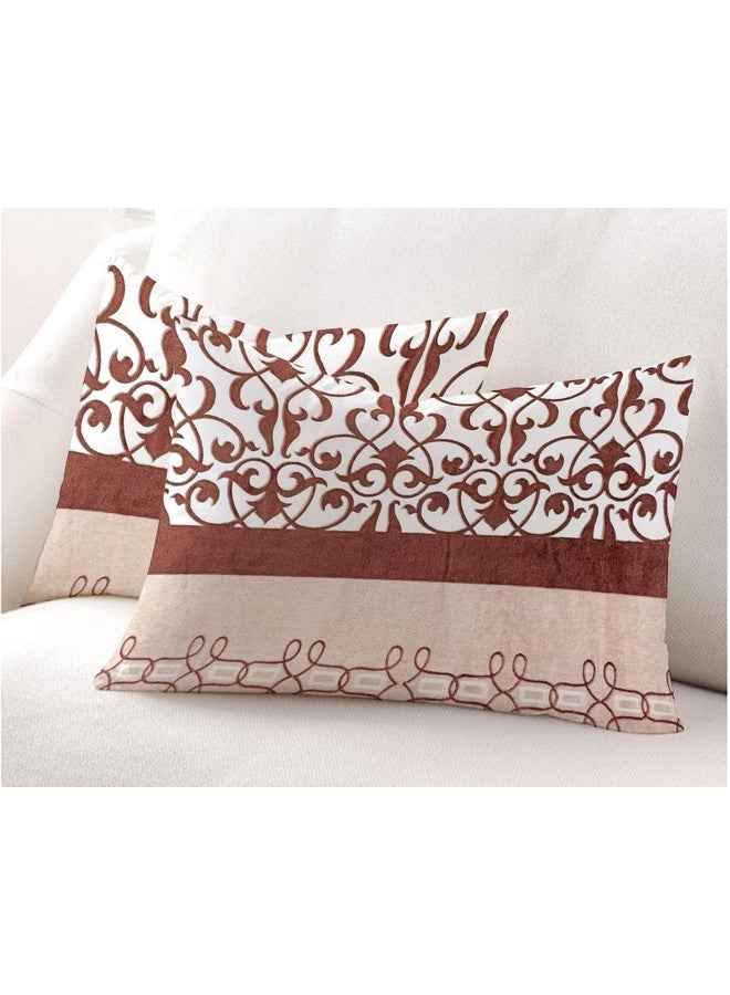 RD TREND 190 GSM Flannel Elastic Warm bedsheets for Winter King Fitted Size (78x72x8 Inches) with 2 Pillow Cover Size (18x28 Inches) Colour Brown - Image 3