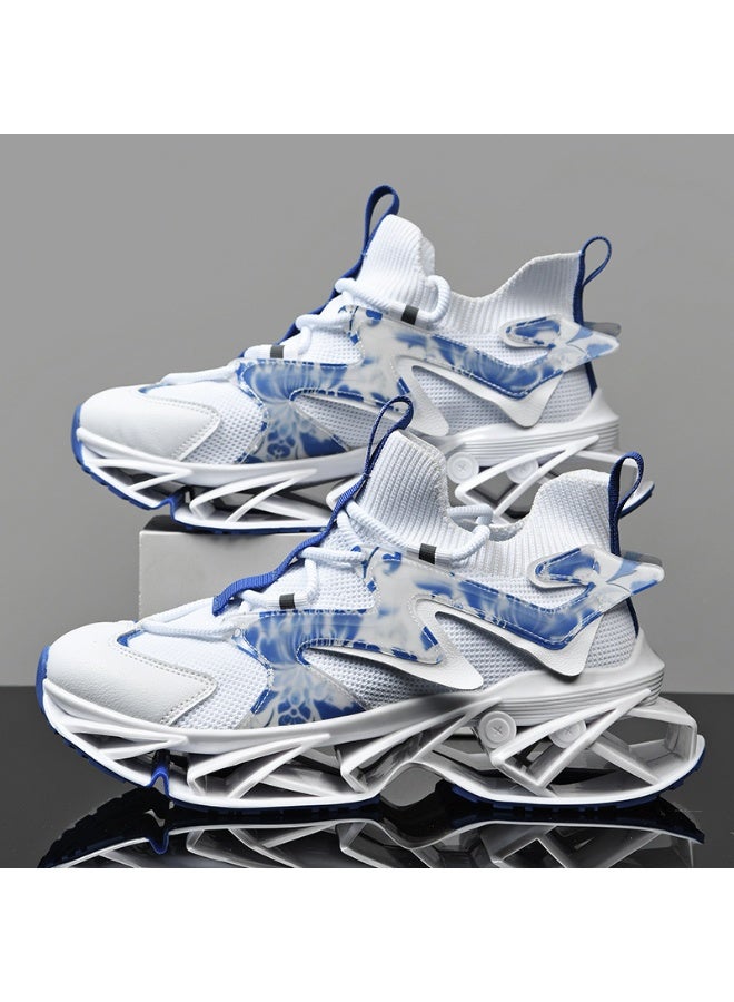 NIBEMINENT Blade Fashion Sports Shoes for Men  High Top Casual Breathable Large Size Sports Shoes for Foreign Trade - Image 1