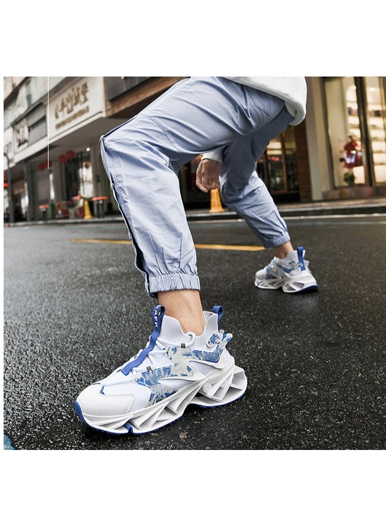 NIBEMINENT Blade Fashion Sports Shoes for Men  High Top Casual Breathable Large Size Sports Shoes for Foreign Trade - Image 4