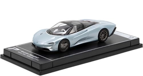 PosterCars - 1:64 Scale McLaren Speedtail Speedtail Silver Hypercar League Collection No.13 - Image 4