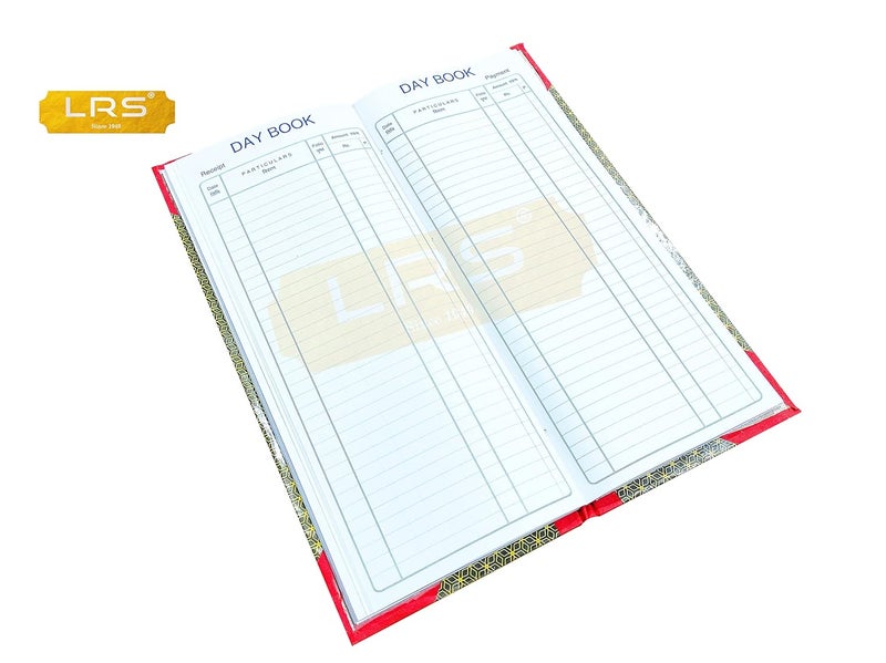 LRS Day Book Hard Bound - 34 x 14 cm - 100 Pages (100 Pages - Pack of 5) - Image 3