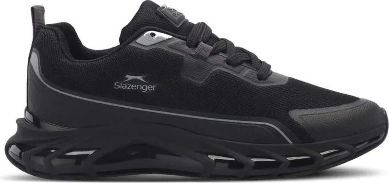 Slazenger Turbo Black Sneaker Casual Sports Shoes V1