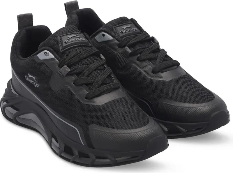Slazenger Turbo Black Sneaker Casual Sports Shoes V1