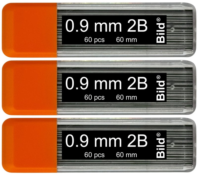 Bild Premium Mechanical Pencil Lead Refills (2B, 0.9 mm) - Image 1