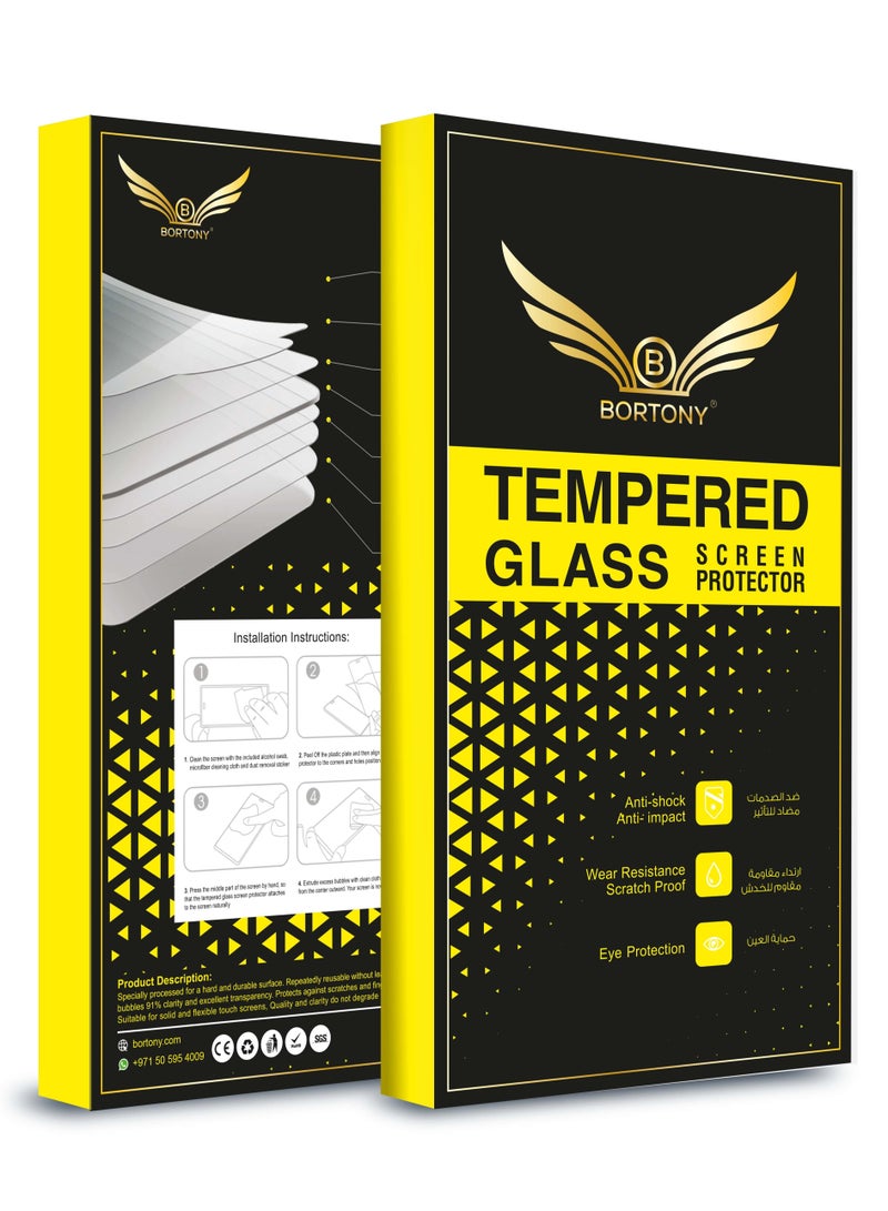 BORTONY 2.55 D Tempered Glass Screen Protector For Samsung Galaxy Note 3 Clear - Image 2