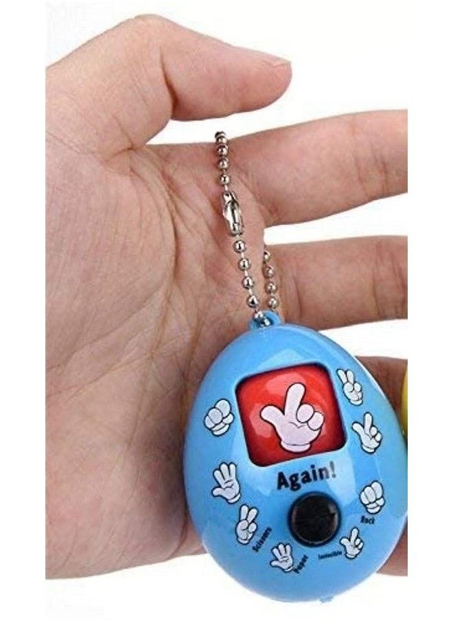ROCK PAPER SCISSORS 4Pcs Rock Paper Scissors Random Toy Mini Toy Keychain With Random Rock Paper Scissors Game Accessories Props For Babies Kids Children Teens Adults Party  - Image 3
