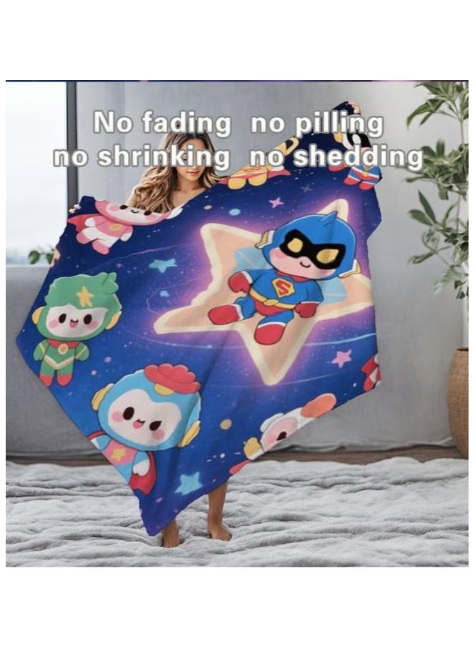 general Flannel thin blanket (warm and comfortable, suitable for sleep, gaming, dust removal and sandproof) 150cm*200cm - 1031 - Image 1