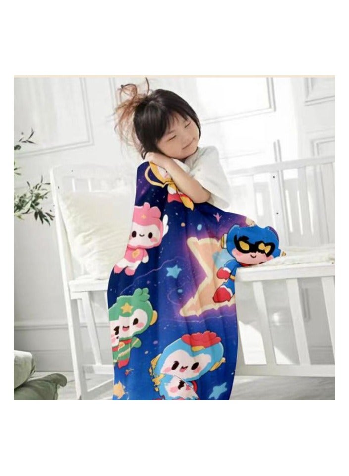 general Flannel thin blanket (warm and comfortable, suitable for sleep, gaming, dust removal and sandproof) 150cm*200cm - 1031 - Image 3