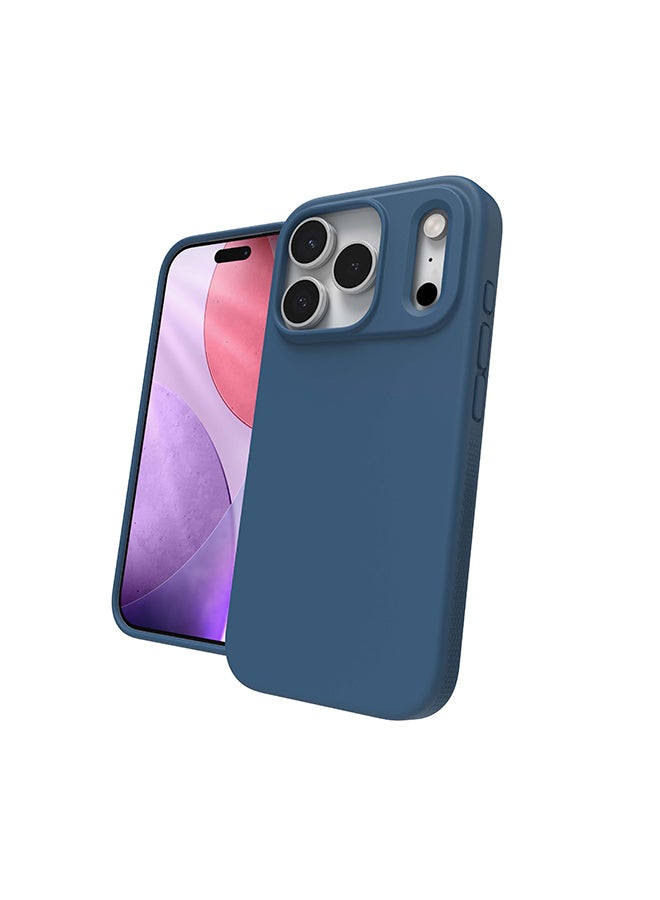 ZAGG iPhone 17 Pro Case – Manhattan Snap MagSafe Compatible Slim Protective Silicone Cover with Graphene Strength & 13 ft Drop Protection – Ocean Abyss - Image 3