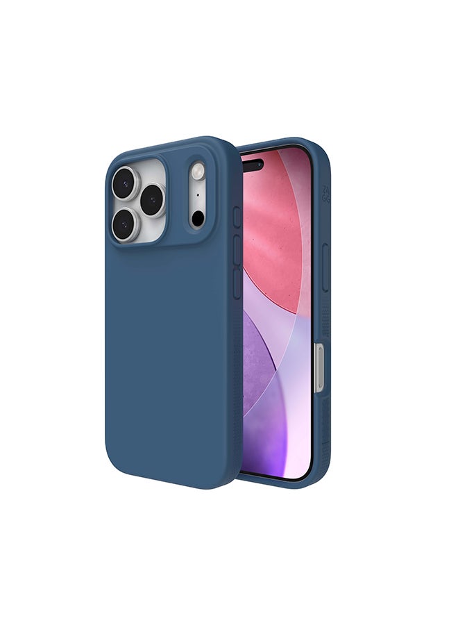 ZAGG iPhone 17 Pro Case – Manhattan Snap MagSafe Compatible Slim Protective Silicone Cover with Graphene Strength & 13 ft Drop Protection – Ocean Abyss - Image 4