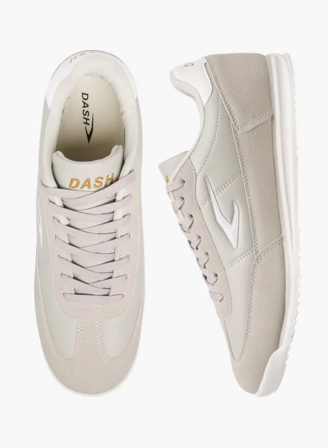 Dash Solid Lace-Up Sports Shoes
