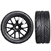 CrazyHobby PreGlued OD 256 12mm Hex Wheels Rims Rubber Tires 26mm for 110 Scale On Road Racing Car Drift RC Touring Car Set of 4 Color C - Image 4