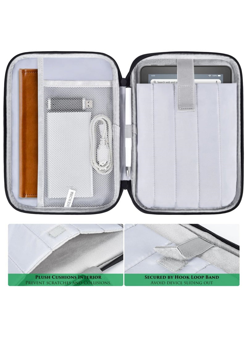 روك بو حقيبة تابلت 8-9 بوصة لجهاز Fire HD 8 / Fire HD 8 Plus 8 بوصة Samsung Galaxy Tab A9 8.7 بوصة / Tab A7 Lite 8.7 بوصة / Tab A 8 بوصة وiPad Mini 6 Mini 78.3 بوصة / iPad Mini 5 4 3 2 1 حقيبة حمل مقاس 7.9 بوصة - Image 5