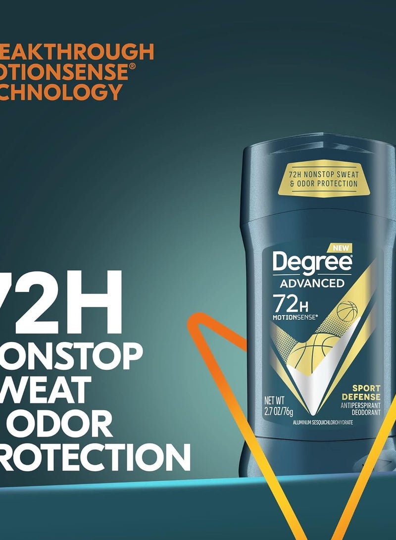 Degree Sport Defense Advanced Protection Antiperspirant Deodorant Stick 76 gm - Image 2