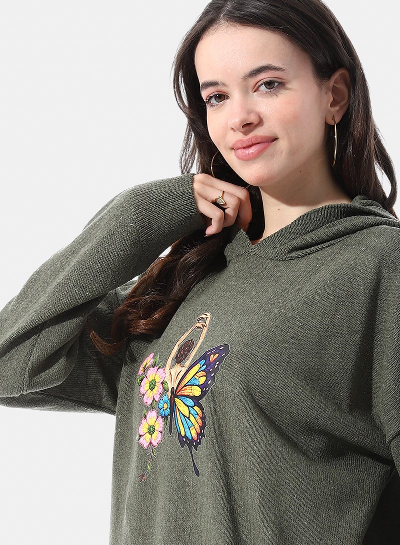 Andora High Low Slip On Hooded Pullover - Image 4