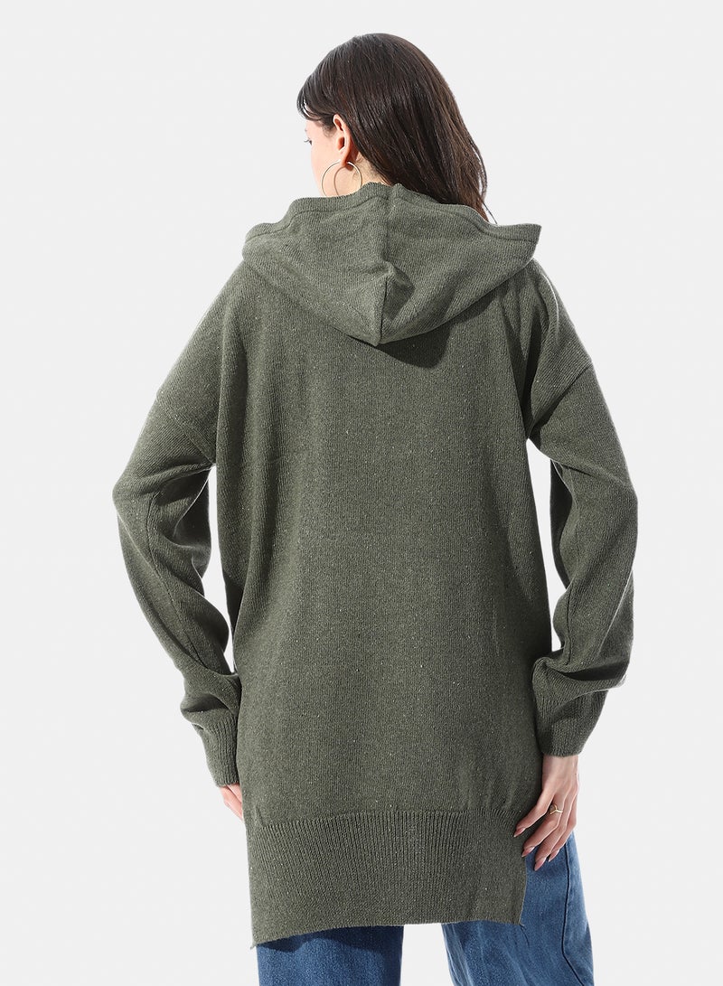 Andora High Low Slip On Hooded Pullover - Image 3