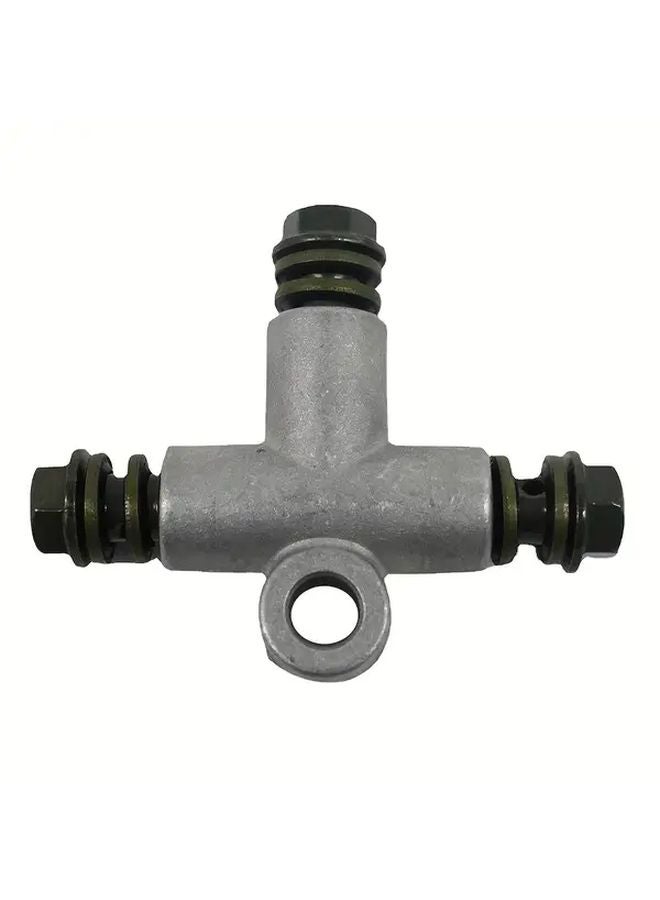 Heavy Duty Aluminum Alloy Beach Buggy Brake Oil Pipe Tee Connector 10mm x 48mm 1pc - Image 5