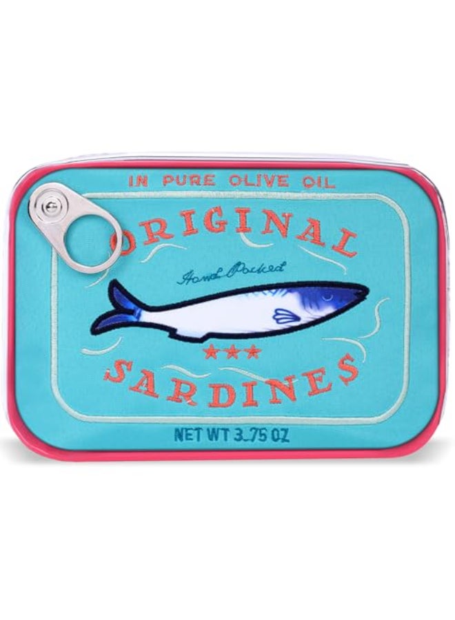 Cessfle Canned Sardines Makeup Bag Funny Sardine Tin Fish Cosmetic Bag Creative Cute Makeup Bag Kawaii Pencil Case Pouch Coquette Make up Pouch for Women - Image 1