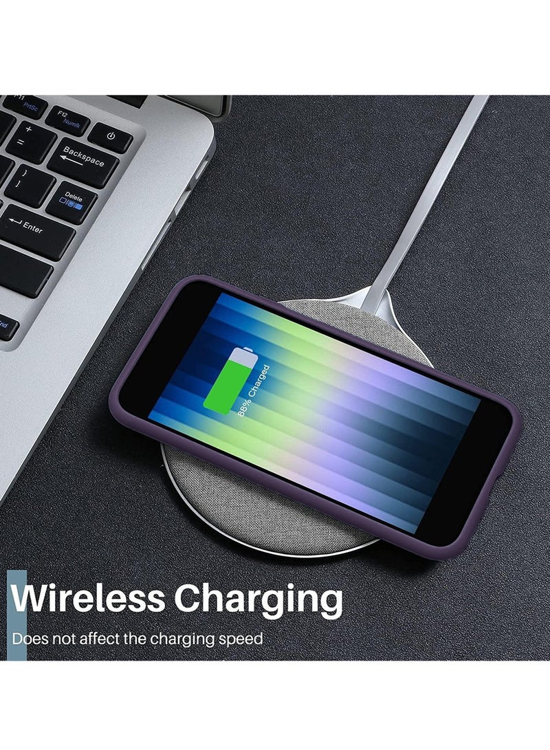 Wtech Motorola Moto G24 Power 4G 2024 Hybrid Silicone With Translucent Back Protective Lens Shield Case Cover Purple - Image 5