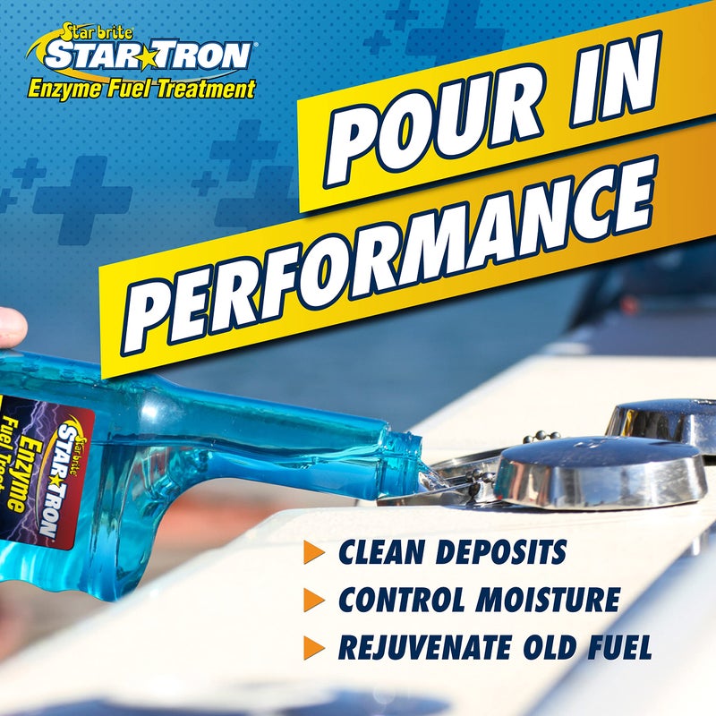 Star Brite Star Tron Enzyme Fuel Treatment - Small Engine Formula - 16 Oz Treats up to 96 Gals, Gas Additive Rejuvenates & Stabilizes Old Gasoline, Cures & Prevents Ethanol Problems, Improves MPG (014316) - Image 2