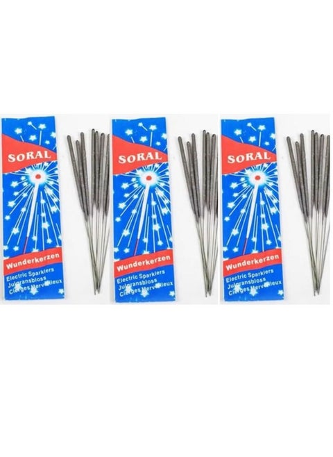 Spark Stars Night (30 Sticks 3 Boxes 10 Sticks Each Box) Spark Candles