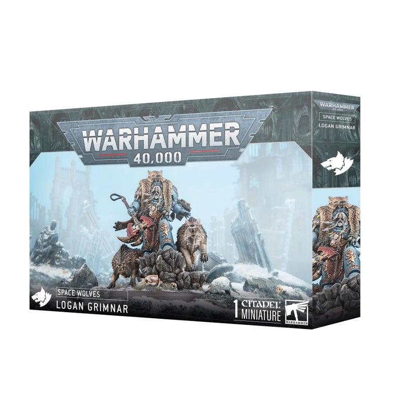 Games Workshop - Warhammer 40,000 - Space Wolves: Logan Grimnar - Image 1