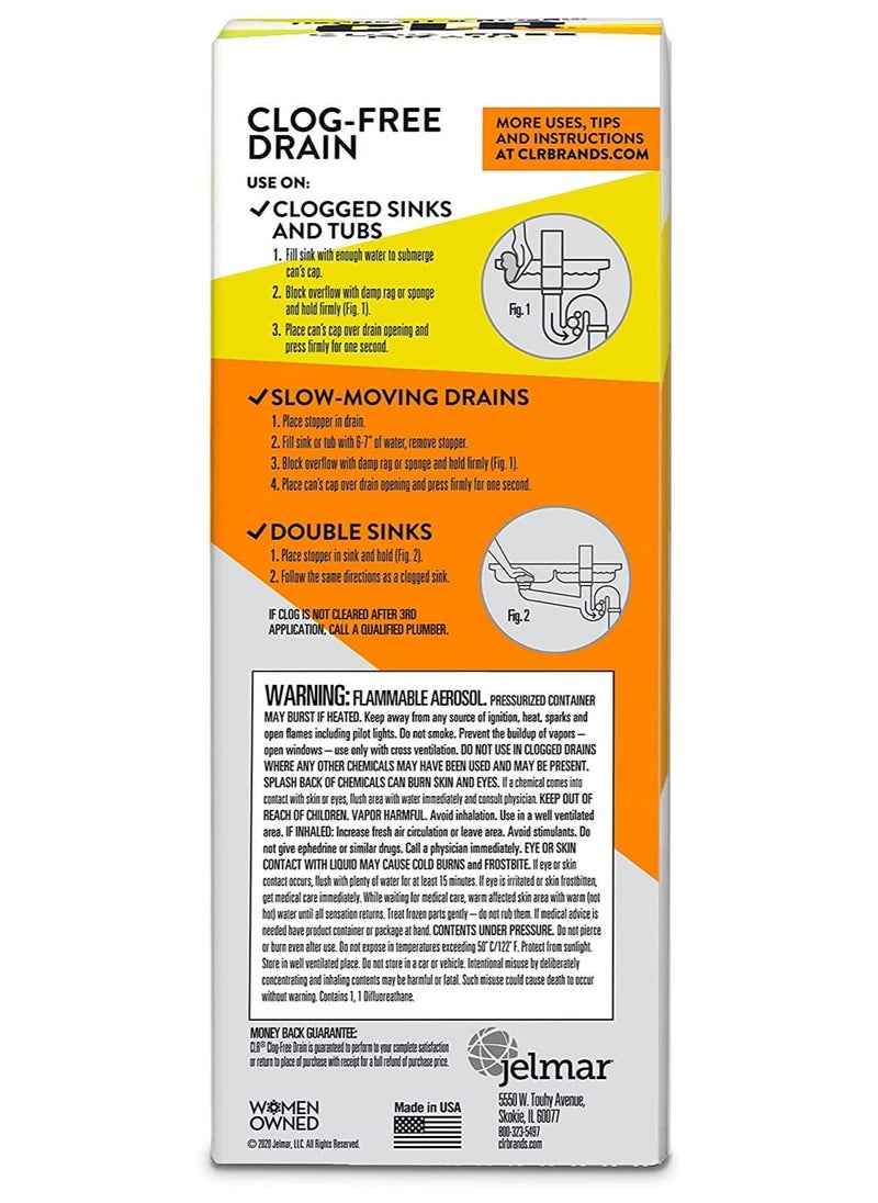CLR CLR PP4 – Abridor de drenaje 5 Power Plumber, 4,5 oz Pressurized  - Image 2
