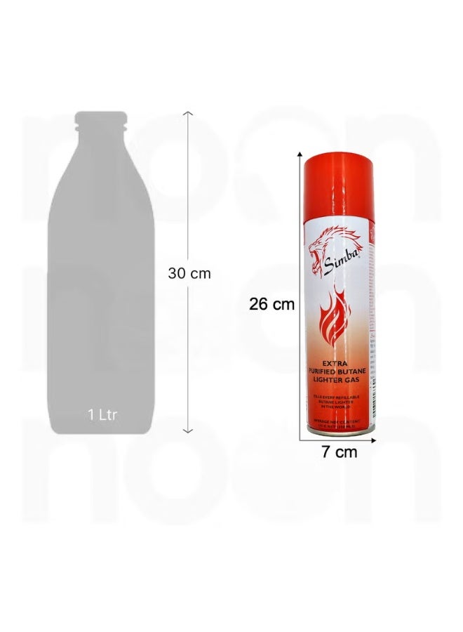 Simba Extra Purified Butane Lighter Gas 250ml - Image 4