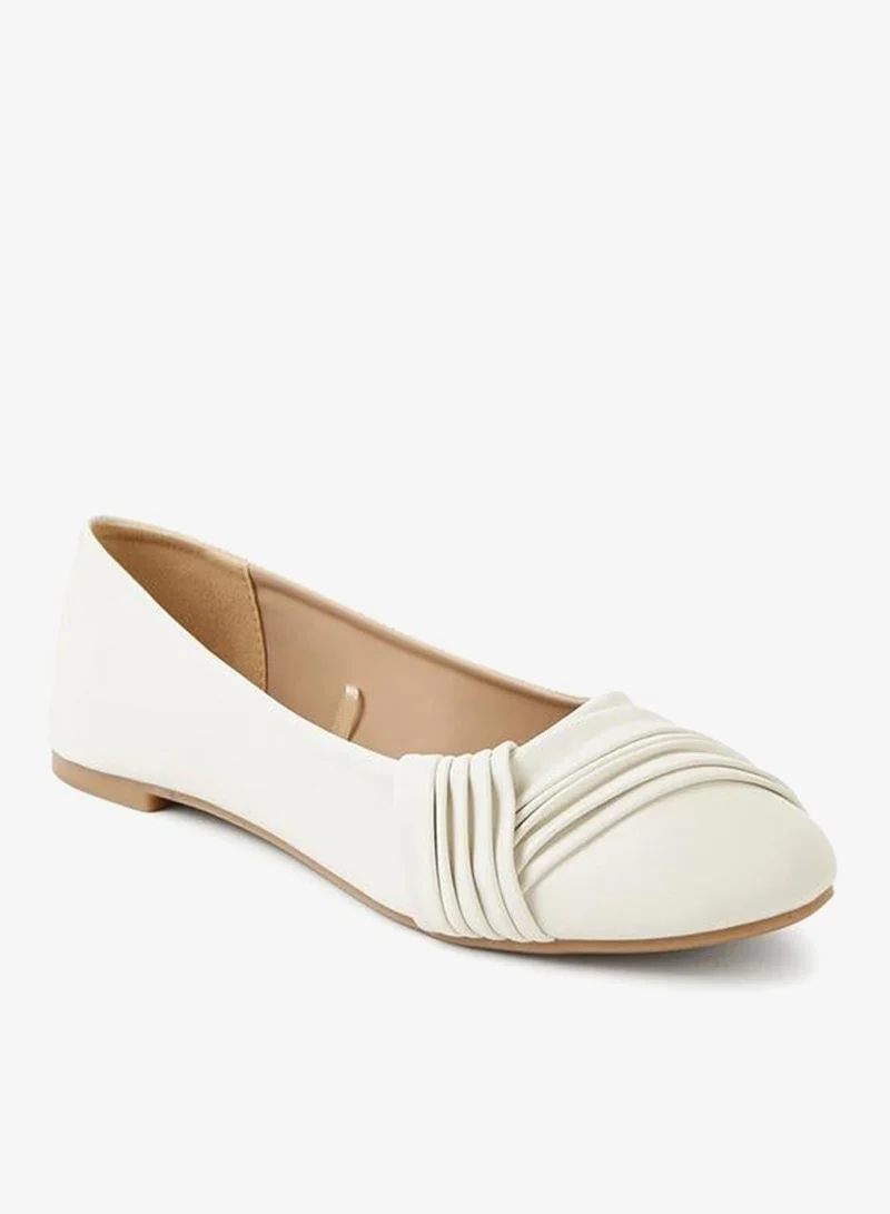 Women Pleated Ballerina Shoes