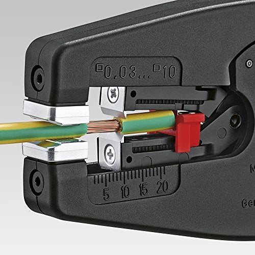 KNIPEX Tools 12 42 195 MultiStrip 10 Insulation Stripper, 8-32 AWG - Image 2