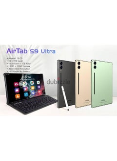 AirTab S9 Ultra Smart Tablet 10.1-FHD Inch Display With  16GB RAM 1TB ROM Black  - Image 2