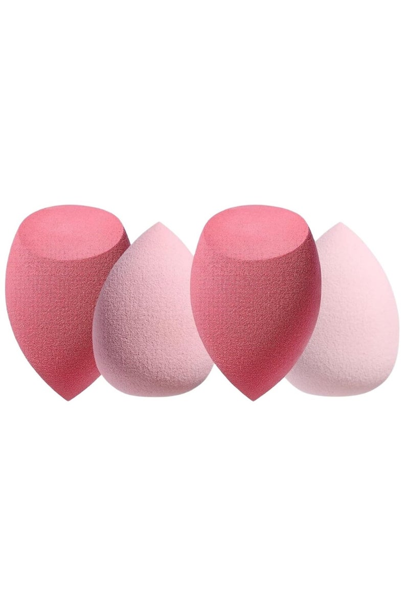 Lukadah Makeup Sponge Set, Makeup Blender Sponges with Storage Box, Foundation Blending Beauty Blender - Flawless for Liquid Creams and Powders, Beauty Cosmetic Blender, Makeup Puff | 4 Pcs - Image 1