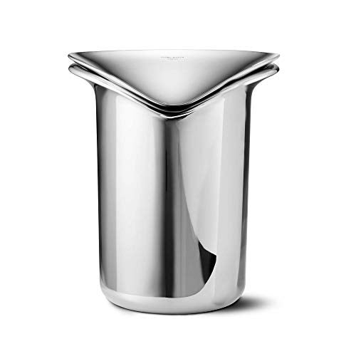 Georg Jensen دلو ثلج من الفولاذ المقاوم للصدأ مع ملقط من جورج جنسن - Image 2