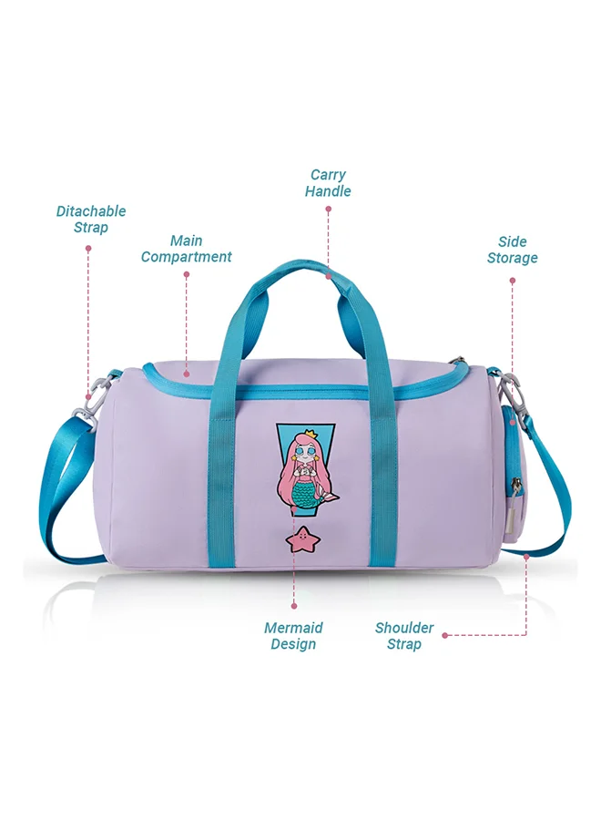 Nohoo Nohoo Kids Duffle Bag - Mermaid Purple