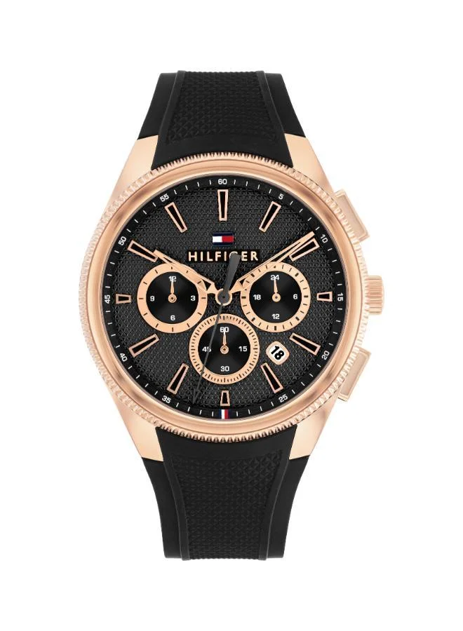 Ionic Plated Rose Gold Steel Quartz Multifunction Watch