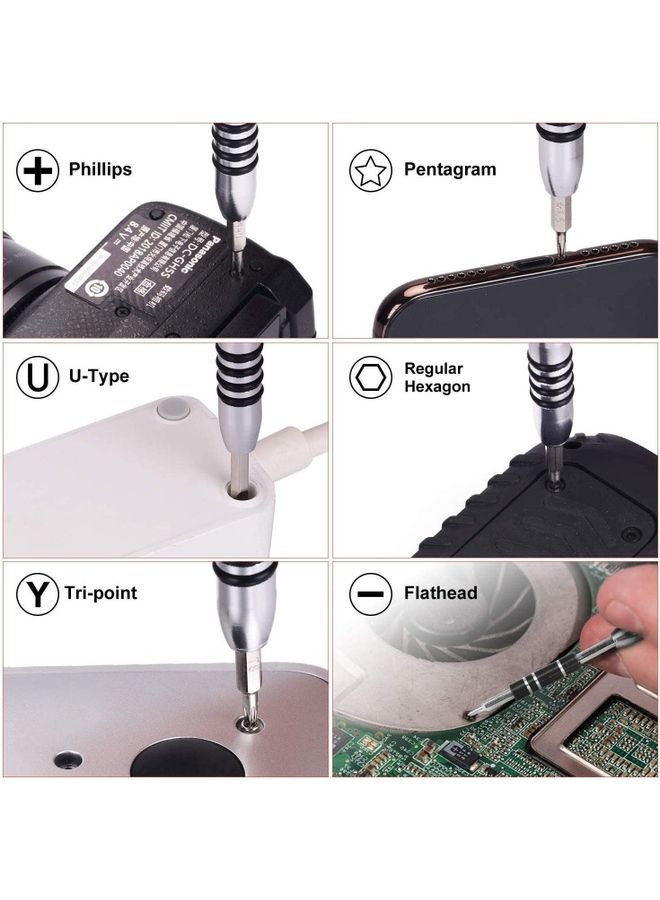 Loquat Mini Precision Screwdriver Set Multicolour - Image 3