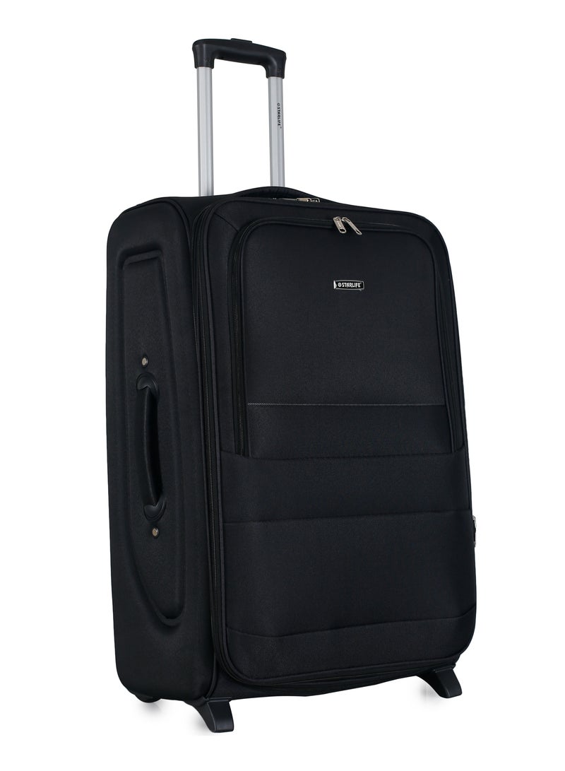 STARLIFE Set of 3 Light Weight Polyester Trolley Luggage 2 Wheels With Number Lock 20,24,28 Inches - Image 4