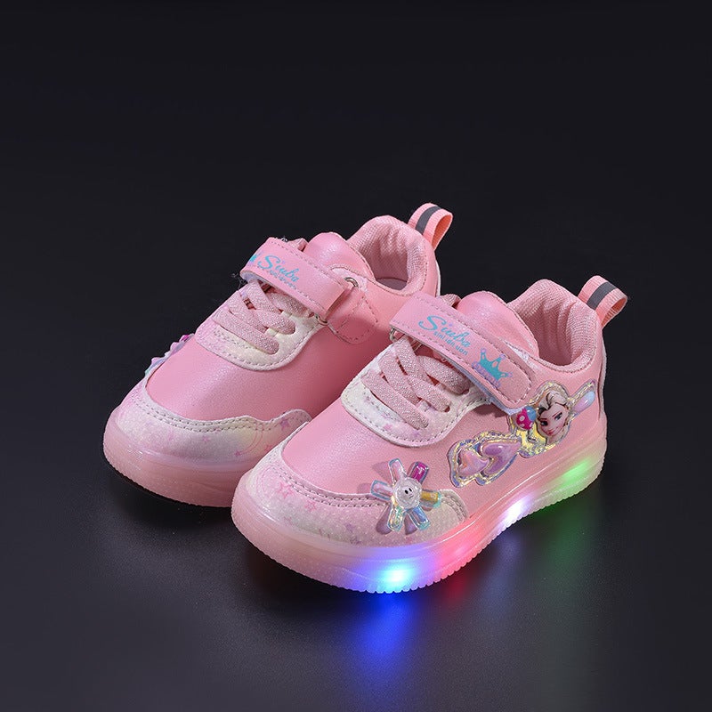 Mesh Sneakers Lightweight Flexible Sole Walking Shoes For Kids Indoor And Outdoor Activities - Image 1