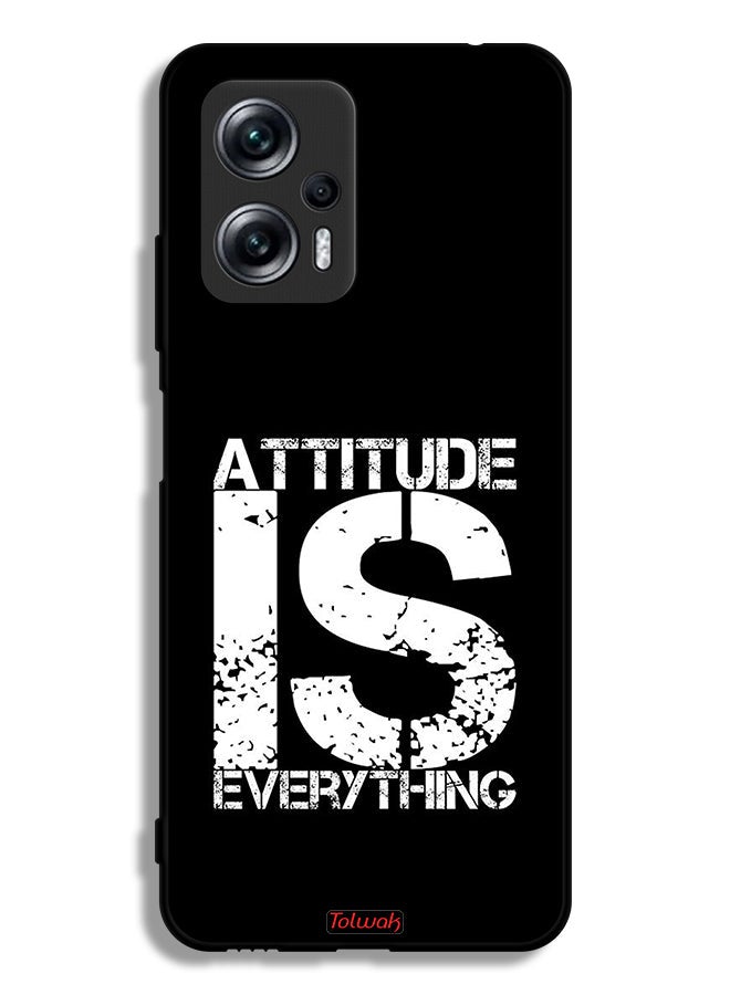 Tolwak Xiaomi Redmi Note 11T Pro Plus 5G Protective Case Cover Attitude Is Everything - Image 2