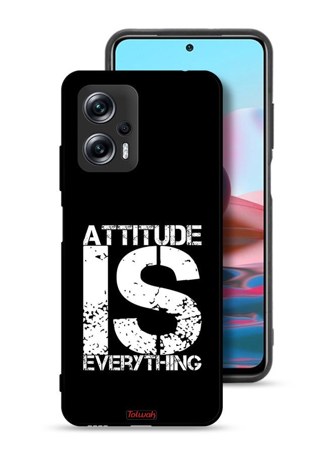 Tolwak Xiaomi Redmi Note 11T Pro Plus 5G Protective Case Cover Attitude Is Everything - Image 1