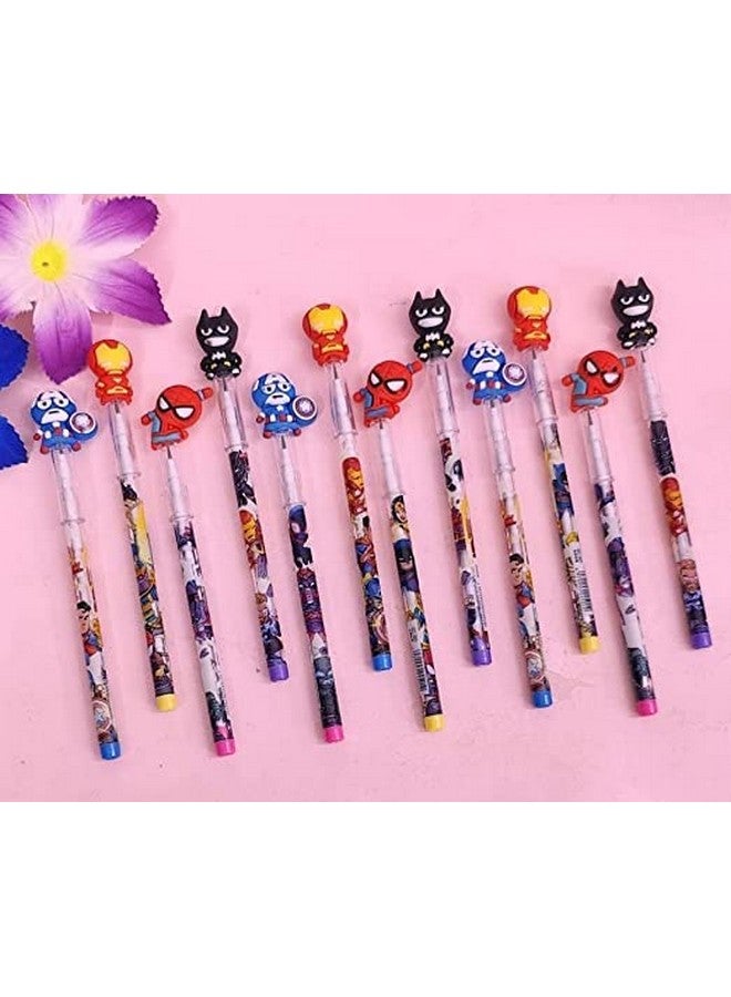 Tera13 Birthday Return Gifts Pencil Set for Boys(12 Pcs) Pencil for Kids,Stack Pencil,Writing&Drawing Pencil for School, Stationary Items,Pencil for Boys&Kids - Image 1