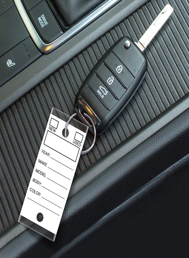 Versa-Tags 250 Per Box, Self-Protecting Paper Key Tags with Chrome-Plated Split Rings Perfect for Car Truck Or RV Dealers White - Image 5