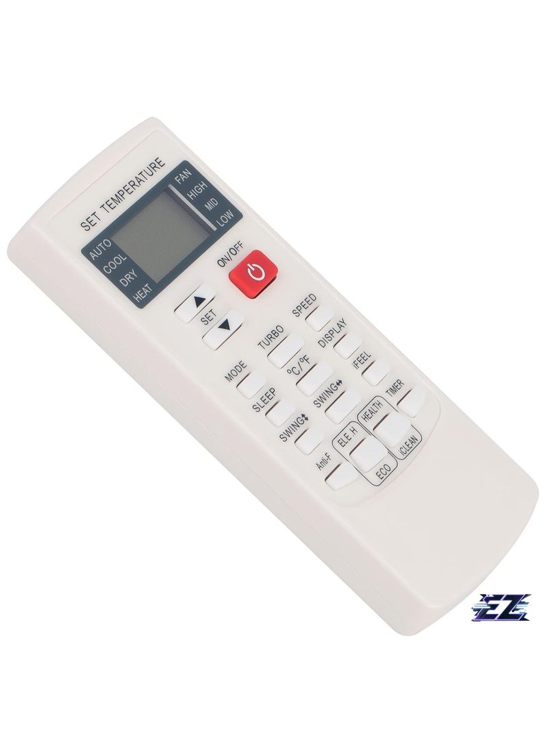 ELTRAZONE - New Remote Control YKR-H/102E Replacement Air Conditioner YKR-H/102E For AUX AC A/C Air Conditioner YKR-H/102E YKR-H/002E YKR-H/006E YKR-H/101E with battery - Image 1